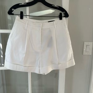 Rag and Bone Linen Shorts in white NWT High Rise